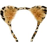 Beige - Djur Maskeradkläder Widmann Velvet Leopard Ears