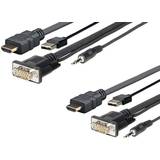 VivoLink HDMI/VGA/USB A/3.5mm-HDMI/VGA/USB A/3.5mm 3m