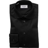 Kläder Eton Signature Twill Shirt - Black