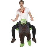 Grön - Zombies Dräkter & Kläder Smiffys Piggyback Zombie Costume