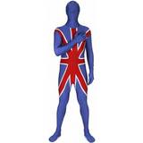 Blå - Storbritannien Maskeradkläder Morphsuit Union Jack Morphsuit