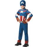 Superhjältar & Superskurkar - Vit Dräkter & Kläder Rubies Maskeraddräkt Avengers Captain America