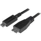Hane - Hane - Nickel - USB-kabel Kablar StarTech USB C - USB Micro-B 3.0 1m