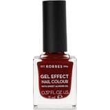 Korres Nagellack & Removers Korres Sweet Almond Gel Effect Nail Colour #59 Wine Red 11ml