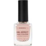 Korres Vit Nagelprodukter Korres Sweet Almond Gel Effect Nail Colour #04 Peony Pink 11ml