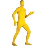 Morphsuit Gul Maskeradkläder Morphsuit Full Body Yellow Costume