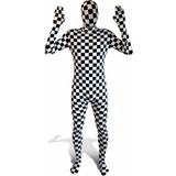 Morphsuit Black and White Check Morphsuit