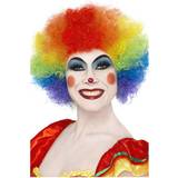 Cirkus & Clowner - Unisex Peruker Smiffys Rainbow Crazy Clown Wig