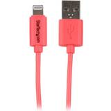 Rosa - USB-kabel Kablar StarTech USB A - Lightning 1m