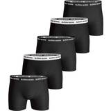 Svarta Kläder Björn Borg Solid Essential Shorts 5-pack - Black
