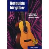 Ljudböcker Notguide för gitarr inkl CD: notläsning för akustisk gitarr - enkelt och snabbt (Ljudbok, CD, 2010)