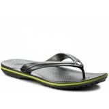 14 Flip-Flops Crocs Crocband - Graphite/VoltGreen