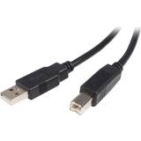 PVC - USB A-USB B - USB-kabel Kablar StarTech USB A - USB B 2.0 0.5m