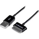 Nickel - PVC - USB-USB - USB-kabel Kablar StarTech USB A - 30-Pin 2.0 2m