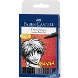 Faber-Castell Tuschpennor Faber-Castell Artistpen Pitt Manga 8-pack