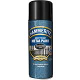 Hammarlack målarfärg Hammerite Smooth Effect Metallfärg Grå 0.4L