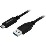 Nickel - PVC - USB A-USB C - USB-kabel Kablar StarTech USB A-USB C 3.0 1m