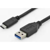 Digitus USB A-USB C - USB-kabel Kablar Digitus USB A-USB C 3.0 1m