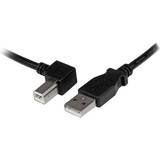 En kontakt - USB A-USB B - USB-kabel Kablar StarTech Left Angle USB A - USB B 2m