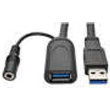 Tripp Lite Nickel - USB-kabel Kablar Tripp Lite SuperSpeed USB A-USB A 3.0 20m