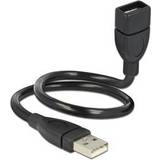 DeLock 2.0 - USB-kabel Kablar DeLock ShapeCable USB A-USB A 2.0 M-F 0.4m