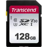 Transcend SDXC Minneskort Transcend 300S SDXC Class 10 UHS-I U3 V30 95/45MB/s 128GB