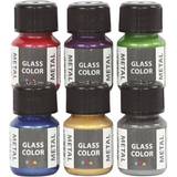Glasfärger Glass Color Metal 6x35ml