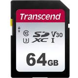 Transcend 64 GB Minneskort Transcend 300S SDXC Class 10 UHS-I U3 V30 95/45MB/s 64GB
