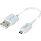 Akasa USB-kabel Kablar Akasa Proslim USB A-USB Micro-B 2.0 0.2m