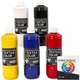 Vita Textilfärg Textile Color Paint Basic Primary Colours 5x500ml