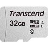 MicroSDHC Minneskort & USB-minnen Transcend 300S microSDHC Class 10 UHS-I U1 95/45MB/s 32GB
