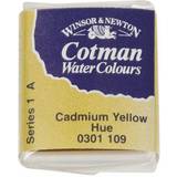 Gula Akvarellfärger Winsor & Newton Cotman Water Colours Yellow Half Pan