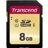 8 GB Minneskort Transcend 500S SDHC Class 10 UHS-I U1 95/60MB/s 8GB
