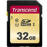 32 GB Minneskort Transcend 500S SDHC Class 10 UHS-I U1 95/60MB/s 32GB