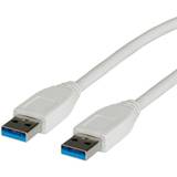 Value Hane - Hane - USB-kabel Kablar Value USB A-USB A 3.0 1.8m