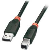 USB A-USB B - USB-kabel Kablar Lindy USB A-USB B 2.0 10m