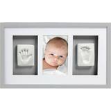 Gråa Fotoramar & Avtryck Pearhead Babyprints Deluxe Wall Frame