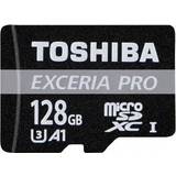Toshiba microSDXC Minneskort & USB-minnen Toshiba Exceria Pro M402 microSDXC Class 10 UHS-I U3 A1 95/95MB/s 128GB +Adapter