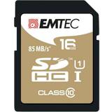 Emtec UHS-I Minneskort Emtec Gold+ SDHC Class 10 UHS-I U1 85/20MB/s 16GB