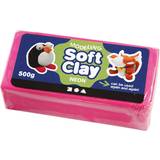 Rosa Modellera Soft Clay Neon Pink 500g