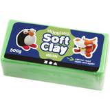 Soft Clay, 13x6x4 cm, Assorted Colours, 500 G, 8 Asstd.