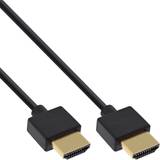 InLine HDMI-kablar - Standard HDMI-Standard HDMI InLine Super Slim HDMI-HDMI 2.0 1m