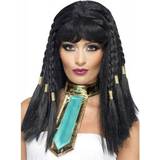 Historiska Maskerad Långa peruker Smiffys Cleopatra Peruk med Flätor
