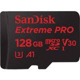 SanDisk Extreme Pro microSDXC Class 10 UHS-I U3 V30 A1 100/90MB/s 128GB +Adapter