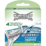 Wilkinson Sword Quattro Titanium Sensitive Blades 8-pack