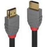 Lindy HDMI-kablar - Röda Lindy Anthra Line HDMI-HDMI 2.0 1m