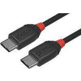 Lindy USB C-USB C - USB-kabel Kablar Lindy Black Line USB C-USB C 3.1 1.5m