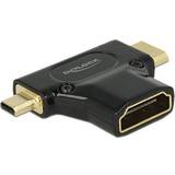 DeLock HDMI-HDMI Mini/HDMI Micro M-F Adapter