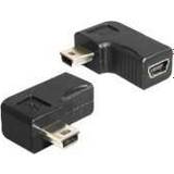 En kontakt - Nickel Kablar DeLock USB B Mini-USB B Mini M-F Adapter