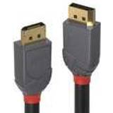 DisplayPort-kablar - Röda - Skärmad Lindy Anthra Line DisplayPort - DisplayPort 2m